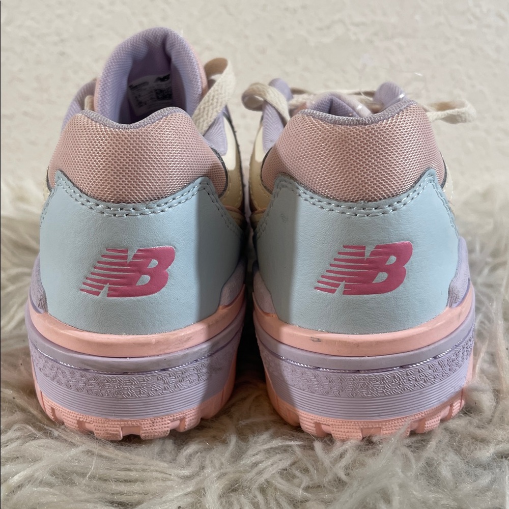 NEW BALANCE 550 Lace Shell Pink With Permafrost Size 6.5 NEW - Picture 5 of 13